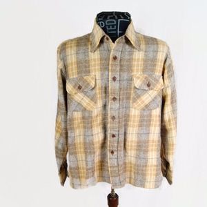 Vintage Saturdays In California Wool Shirt Plaid